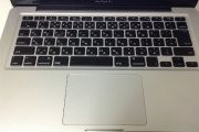 Macbook Pro A1278 キーボード 水濡れ 交換修理完了しました の画像